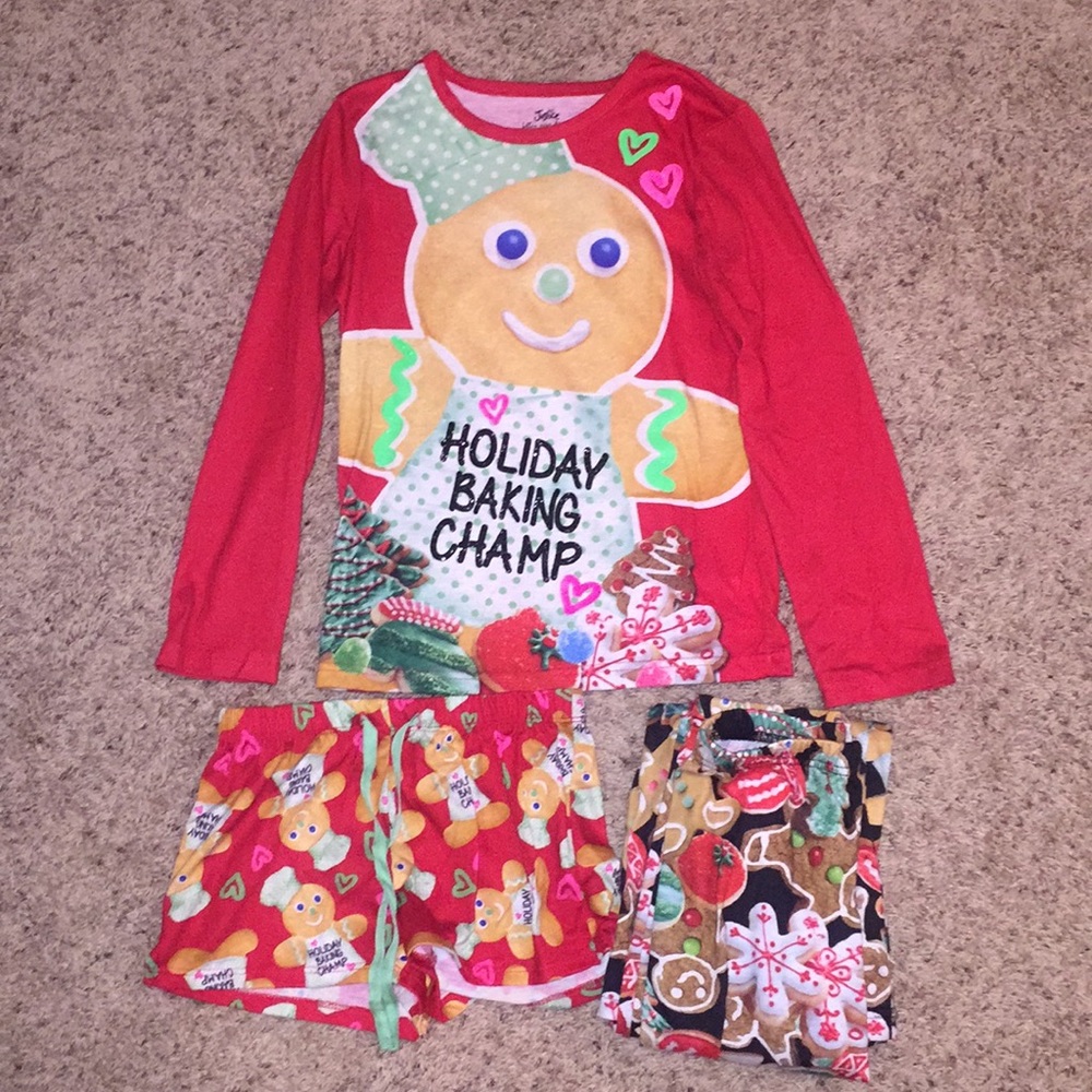 Justice holiday pajama set